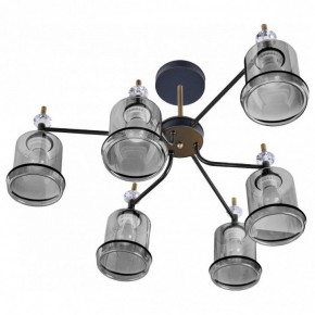 Люстра на штанге Imex MD.4890 MD.4890-6-S COFFEE+FGD в Советском - sovetskiy.mebel24.online | фото