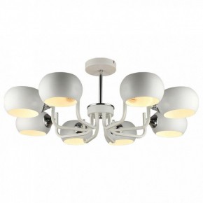 Люстра на штанге Imex MD.4914 MD.4914-8-S WH+CH в Советском - sovetskiy.mebel24.online | фото