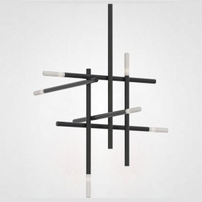 Люстра на штанге Imperiumloft Traverse Black TRAVERSE01 в Советском - sovetskiy.mebel24.online | фото
