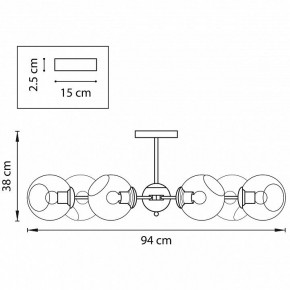 Люстра на штанге Lightstar Beta 785067 в Советском - sovetskiy.mebel24.online | фото 8