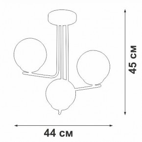Люстра на штанге Vitaluce V49420 V49420-8/3PL в Советском - sovetskiy.mebel24.online | фото 2