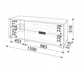 Мармарис (гостиная) М03 ТВ-тумба в Советском - sovetskiy.mebel24.online | фото 2