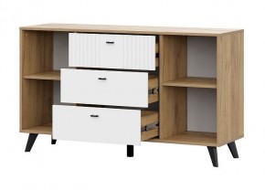 МИЛАН Детская (Дуб Золотой/Белый матовый) в Советском - sovetskiy.mebel24.online | фото 17