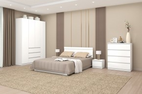 Модульная система Хилтон (Белый текстурный) в Советском - sovetskiy.mebel24.online | фото