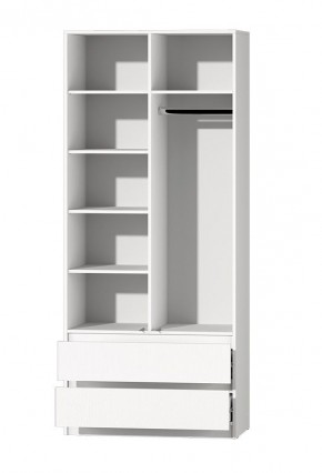 Модульная система Хилтон (Белый текстурный) в Советском - sovetskiy.mebel24.online | фото 40