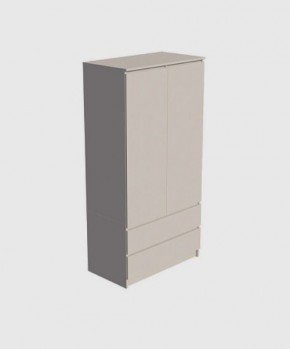 МОРИ МШ 900.1 Шкаф с 2-мя дв. и 2-мя ящ. (Сатин) в Советском - sovetskiy.mebel24.online | фото 2