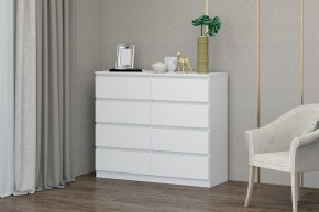 МС "Хилтон" Комод №3 1200 (8 ящ.) белый текстурный в Советском - sovetskiy.mebel24.online | фото