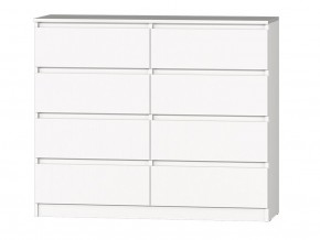 МС "Хилтон" Комод №3 1200 (8 ящ.) белый текстурный в Советском - sovetskiy.mebel24.online | фото 2
