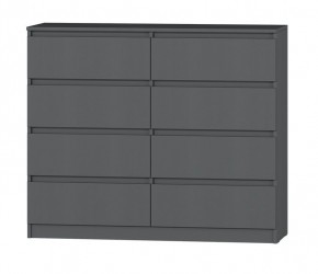 МС "Хилтон" Комод №3 1200 (8 ящ.) графит в Советском - sovetskiy.mebel24.online | фото 2