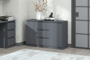 МС "Хилтон" Комод №4 1200 (графит) в Советском - sovetskiy.mebel24.online | фото