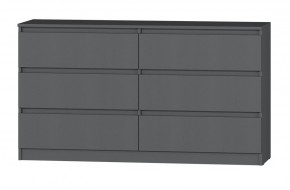 МС "Хилтон" Комод №5 1400 (6 ящ.) графит в Советском - sovetskiy.mebel24.online | фото 2