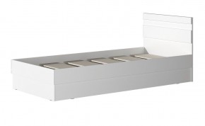 МС "Хилтон" Кровать 0,9 (Белый текстурный) 900*2000 в Советском - sovetskiy.mebel24.online | фото