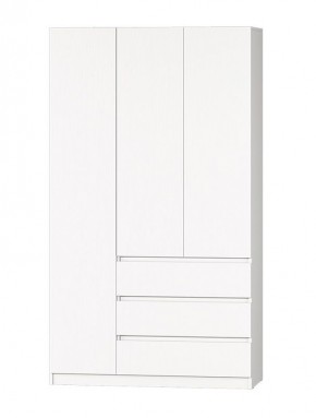 МС "Хилтон" Шкаф №2 1200 (Белый текстурный) в Советском - sovetskiy.mebel24.online | фото