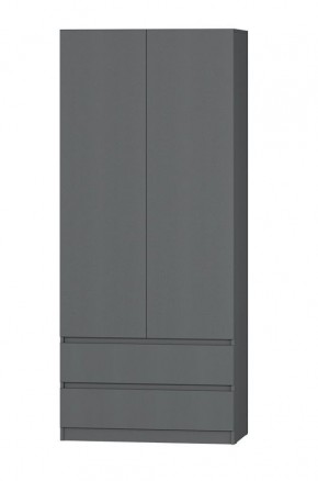 МС "Хилтон" Шкаф №3 900 (Графит) в Советском - sovetskiy.mebel24.online | фото 2