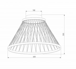 Накладной светильник Eurosvet Cesta 40019/1 LED коричневый в Советском - sovetskiy.mebel24.online | фото 4