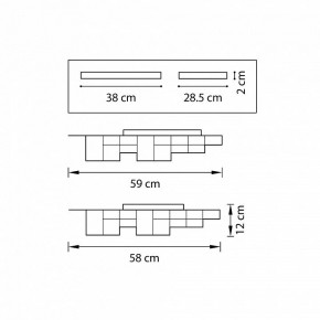 Накладной светильник Lightstar Favo 750122 в Советском - sovetskiy.mebel24.online | фото 2