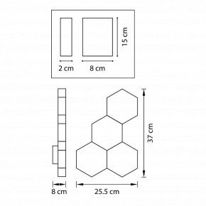 Накладной светильник Lightstar Favo 750641 в Советском - sovetskiy.mebel24.online | фото 2