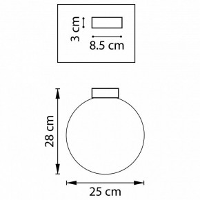 Накладной светильник Lightstar Globo 812033 в Советском - sovetskiy.mebel24.online | фото 3