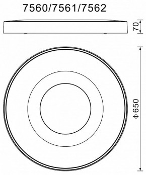 Накладной светильник Mantra Coin 7561 в Советском - sovetskiy.mebel24.online | фото 3