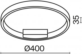 Накладной светильник Maytoni Halo MOD058CL-L25WK в Советском - sovetskiy.mebel24.online | фото 4
