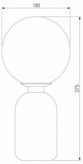 Настольная лампа декоративная Eurosvet Bubble 01197/1 белый в Советском - sovetskiy.mebel24.online | фото 2