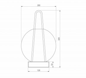 Настольная лампа декоративная Eurosvet Frasco 80507/1 черный в Советском - sovetskiy.mebel24.online | фото 3