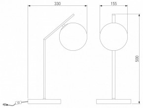Настольная лампа декоративная Eurosvet Shape 01213/1 латунь в Советском - sovetskiy.mebel24.online | фото 3