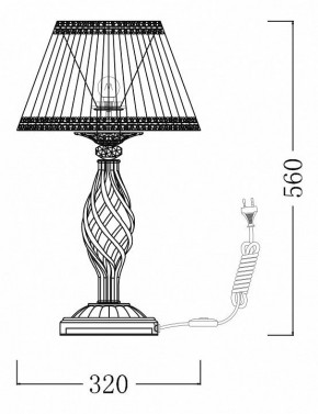 Настольная лампа декоративная Maytoni Grace ARM247-00-G в Советском - sovetskiy.mebel24.online | фото 7