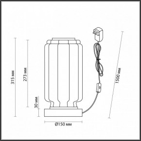 Настольная лампа декоративная Odeon Light Jam 5409/10TL в Советском - sovetskiy.mebel24.online | фото 4