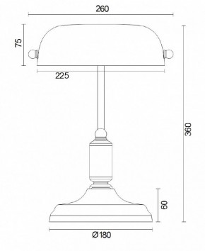 Настольная лампа офисная Maytoni Kiwi Z153-TL-01-BS в Советском - sovetskiy.mebel24.online | фото 2
