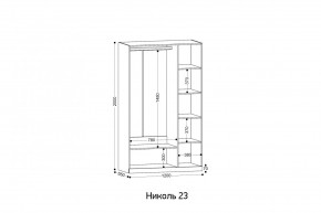 НИКОЛЬ 23 шкаф 3-х створчатый в Советском - sovetskiy.mebel24.online | фото 2