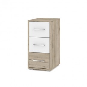 ОЛИВИЯ О62 Комод-тумба (дуб серый/белый) в Советском - sovetskiy.mebel24.online | фото