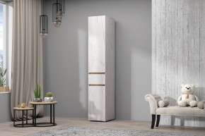 Пенал Лиана (Дуб Крафт Белый/Дуб Крафт Золотой) в Советском - sovetskiy.mebel24.online | фото