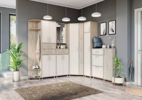 ГРАФ Пенал 1-ств. с антресолью ПРАВЫЙ (перламутр) в Советском - sovetskiy.mebel24.online | фото 2
