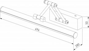 Подсветка для картины Elektrostandard Monza a064138 в Советском - sovetskiy.mebel24.online | фото 4