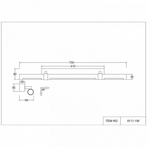 Подсветка для картины Favourite Cuero 4111-1W в Советском - sovetskiy.mebel24.online | фото 3