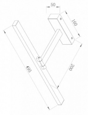 Подсветка для зеркала Maytoni Bris MIR008WL-L12W4K в Советском - sovetskiy.mebel24.online | фото 4