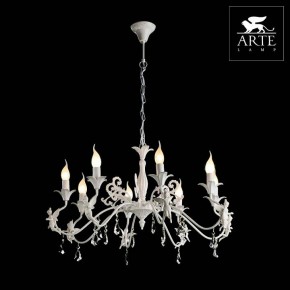 Подвесная люстра Arte Lamp Angelina A5349LM-8WH в Советском - sovetskiy.mebel24.online | фото 2