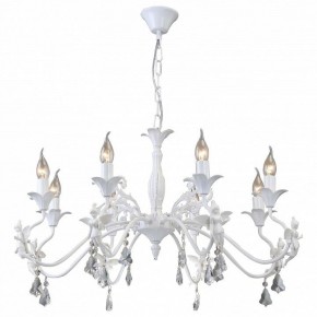 Подвесная люстра Arte Lamp Angelina A5349LM-8WH в Советском - sovetskiy.mebel24.online | фото 3
