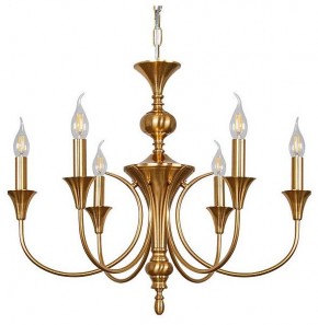 Подвесная люстра Arte Lamp Collinetta A4094LM-6PB в Советском - sovetskiy.mebel24.online | фото