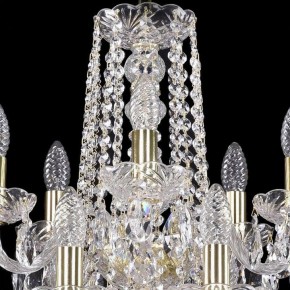 Подвесная люстра Bohemia Ivele Crystal 1402 1402/10+5/195/2d/G в Советском - sovetskiy.mebel24.online | фото 4