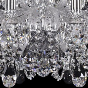 Подвесная люстра Bohemia Ivele Crystal 1402 1402/12+6/240/Ni в Советском - sovetskiy.mebel24.online | фото 3