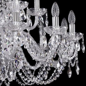 Подвесная люстра Bohemia Ivele Crystal 1402 1402/12+6/300/2d/Ni в Советском - sovetskiy.mebel24.online | фото 2