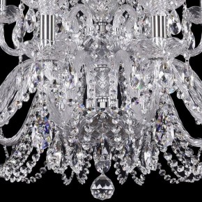 Подвесная люстра Bohemia Ivele Crystal 1402 1402/12+6/300/2d/Ni в Советском - sovetskiy.mebel24.online | фото 3