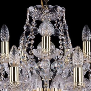 Подвесная люстра Bohemia Ivele Crystal 1411 1411/10+5/240/G/Balls в Советском - sovetskiy.mebel24.online | фото 4