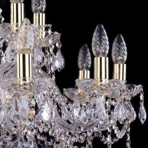 Подвесная люстра Bohemia Ivele Crystal 1411 1411/10+5/240/G/Leafs в Советском - sovetskiy.mebel24.online | фото 2