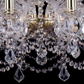 Подвесная люстра Bohemia Ivele Crystal 1411 1411/10+5/240/G/Leafs в Советском - sovetskiy.mebel24.online | фото 3