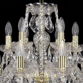 Подвесная люстра Bohemia Ivele Crystal 1411 1411/12+6/240/G в Советском - sovetskiy.mebel24.online | фото 4