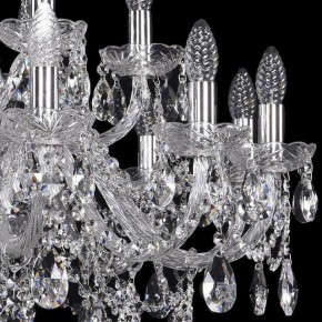 Подвесная люстра Bohemia Ivele Crystal 1411 1411/12+6/300/Ni в Советском - sovetskiy.mebel24.online | фото 2