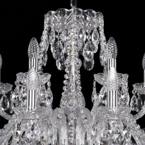 Подвесная люстра Bohemia Ivele Crystal 1411 1411/12+6/300/Ni в Советском - sovetskiy.mebel24.online | фото 4